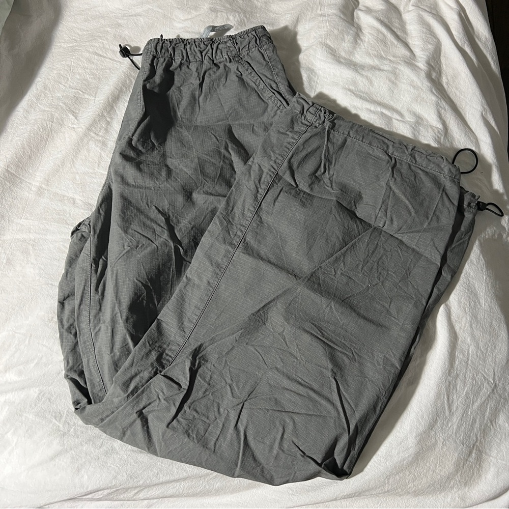 ZARA Drawstring Adjustable Parachute Pants